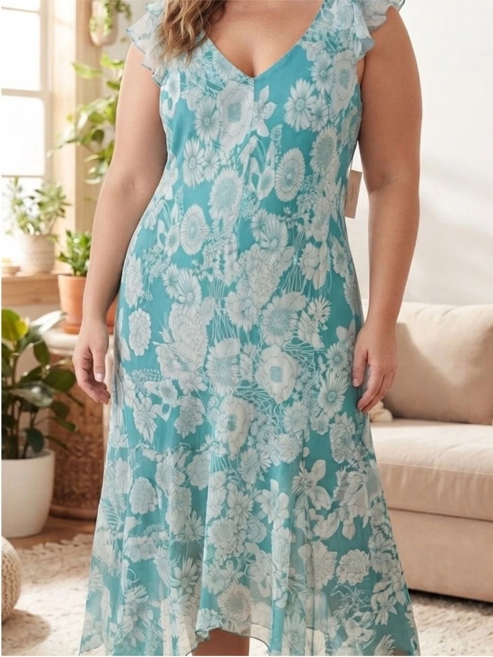 Jonathan Martin Silk Dress 2OW Asymmetric  Fairy Wedding Formal NEW Whimsygoth